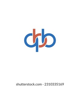 Cartas Diseño del logotipo de Monograma QBB