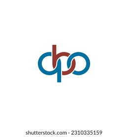Letras Diseño del logotipo de Monograma QBO