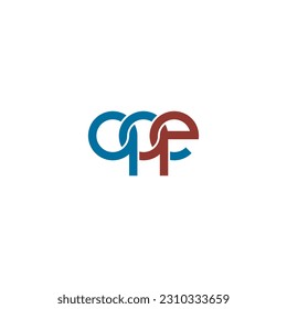 Letters QQE Monogram logo design