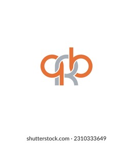 Logo-Design für Buchstaben QRB Monogramm