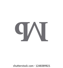 letters qw simple linked logo 