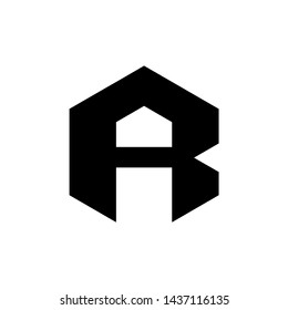 letters I and R form the hexagon