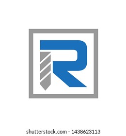 letters I and R form the square