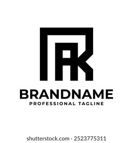 Letters RA Monogram Logo, suitable for any business with AR or RA initials