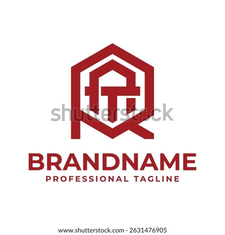 Letters RAT Hexagon Logo, for RAT, RTA, ART, ATR, TRA, TAR initials