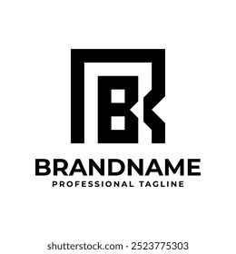 Letters RB Monogram Logo, suitable for any business with BR or RB initials