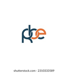 Letters RBE Monogram logo design