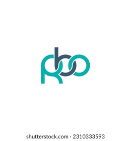 Letters RBO Monogram logo design