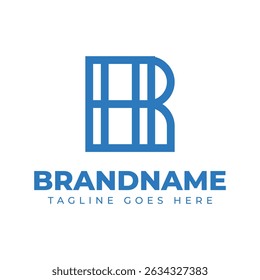 Letters RH Monogram Logo, suitable for any business with RH or HR initials