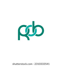 Letters ROB Monogram logo design
