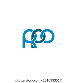 Letters RPO Monogram logo design