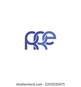 Letters RRE Monogram logo design
