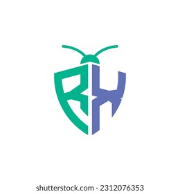 Letters RX Pest Control Logo