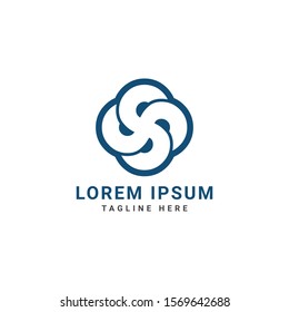 Letters S S, S & S joint logo icon with business card vector template