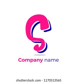 letters S logo. vector design