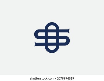 Letters S O, S  O joint logo icon with business card vector template.