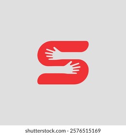 letters s and sss text logo design vector