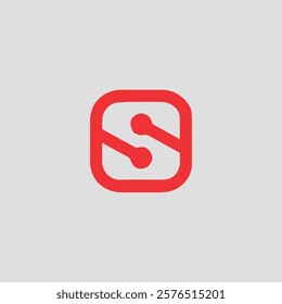 letters s and sss text logo design vector