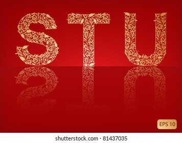 Letters - s, t, u