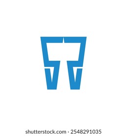 letters s2 abstract monitor symbol logo vector 