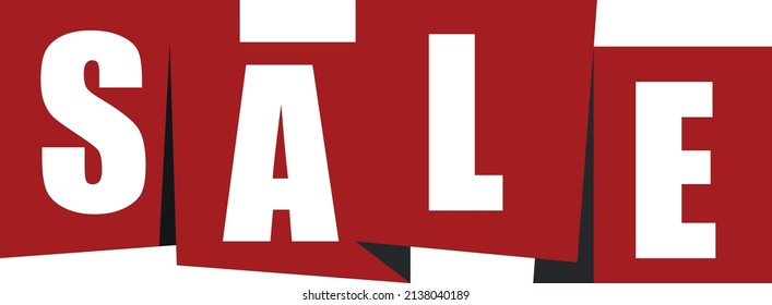 The letters "sale" in red.