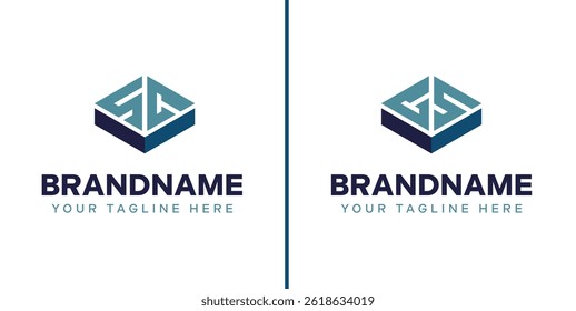 Letters SC and CS Box Logo, symbolizing strength, stability, and precision