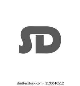 Letters Sd Line Art Logo Vector Stock Vector (Royalty Free) 1130610512 ...