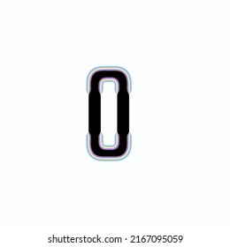 letters set fantasy cosmic holographic font vector illustration