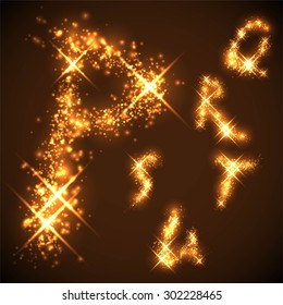Letters for signs with stars
