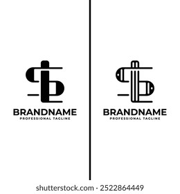 Buchstaben SL Monogramm Logo, geeignet für jedes Geschäft mit SL oder LS Initialen
