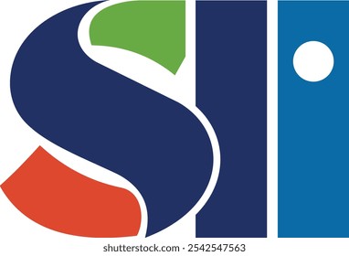 letters S.L.I logo idea concep, premium vector