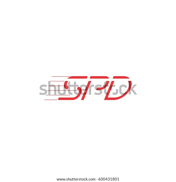 Letters Spd Design Logo Vector Stock Vector Royalty Free