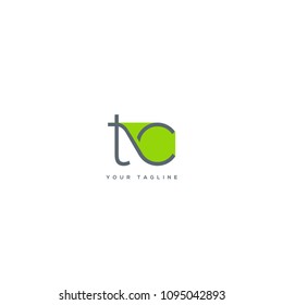 Letters T & C joint logo icon vector template.

