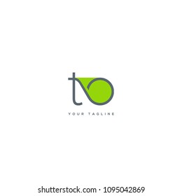 Letters T & O joint logo icon vector template.
