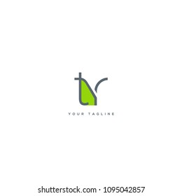 Letters T & R joint logo icon vector template.
