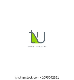 Letters T & U joint logo icon vector template.
