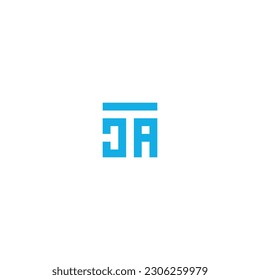 Letters TCA CAT Square Logo Minimal Simple Modern