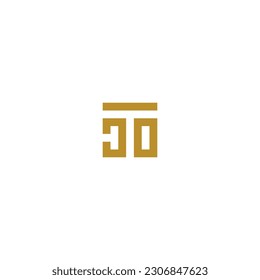 Letters TCO COT Square Logo Minimal Simple Modern