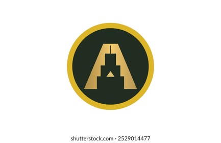 Letters A Tower Logo-Design.
