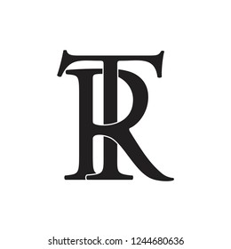 Letters Tr Linked Monogram Brand Logo Stock Vector (Royalty Free ...