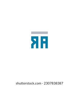 Letters TRA RAT Square Logo Minimal Simple Modern
