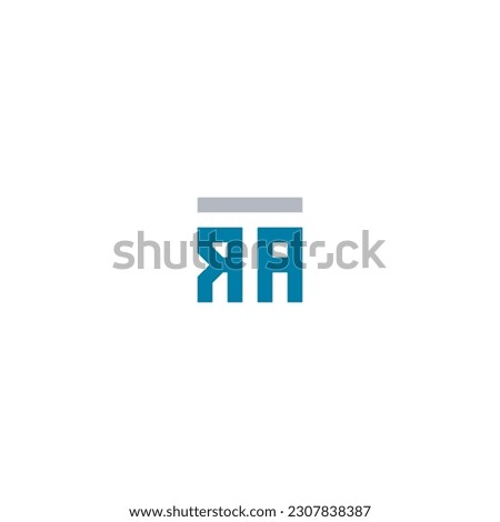 Letters TRA RAT Square Logo Minimal Simple Modern