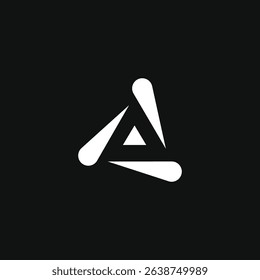 A Letters with triangle design - Triangular A Design Icon
