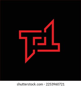 LETRAS TT DISEÑO DE LOGOTIPO O CONCEPTO DE LOGOTIPO TT
