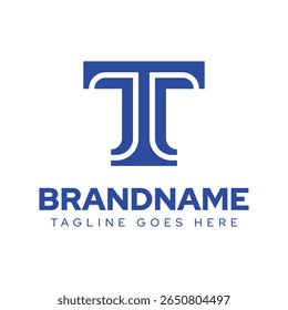 Letters TT or T Monogram Logo, suitable for any brand with T or TT initials