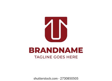 Letters TU UT Monogram Logo, suitable for any brand with TU or UT initials