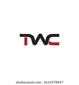 Letters TWC Illustration vector logo