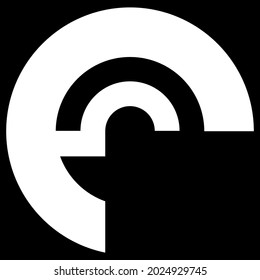 Letters and Typographic F or also this can be used as a unique and simple logo