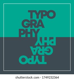 letters typography graphic design and color