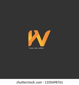 Letters I V joint logo icon vector template.
